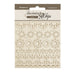 STAMPERIA DEC CHIPS 14 X 14CM- OLD LACE LACE BORDERS -SCB243