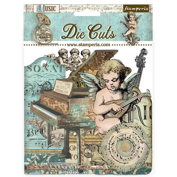 STAMPERIA DIE CUTS- MUSIC - DFLDC108