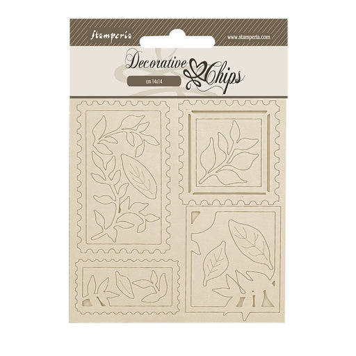 STAMPERIA DEC CHIPS 14 X 14CM- CREATE HAPPINESS DEWDROPS STAMPS -SCB246