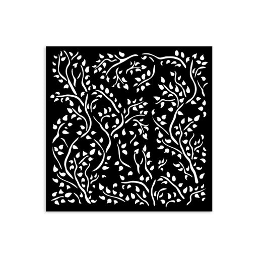 STAMPERIA STENCIL 12X12 - HOUSE OF ROSES BRANCH PATTERN -KSTDS33