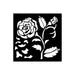 STAMPERIA STENCIL 12X12 - HOUSE OF ROSES BIG ROSE -KSTDS36