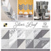 DCWV 12 X 12 PREMIUM STACK CARDSTOCK SILVER LEAF - PS-005-00565