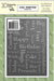 LISA HORTON SLIMLINE 3D EMBOSSING FOLDER - CELEBRATION SENTIMENTS - LHCEF187