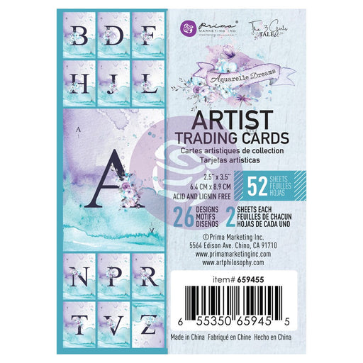 PRIMA AQUARELLE DREAMS COLLECTION ARTIST TRADING CARDS - P659455
