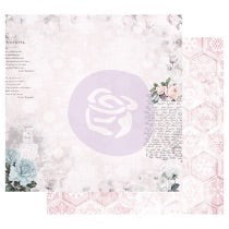 PRIMA 12 12 PAPER POETIC ROSE COLL WAITING FOR THE ONE - P849030