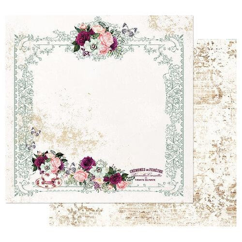 PRIMA PRETTY MOSAIC COLLECTION 12 X12 PAPER TEA AND ROSES - P849344