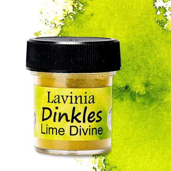 LAVINIA STAMPS DINKLES INK POWDER LIME DIVINE - DKL08