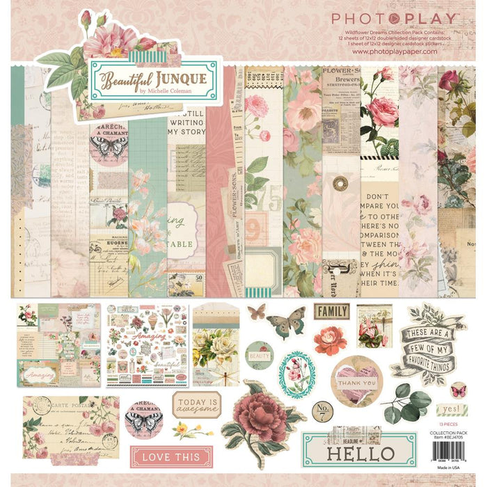 PHOTO PLAY 12X12 COLLECTION PACK BEAUTIFUL JUNQUE -BEJ4705