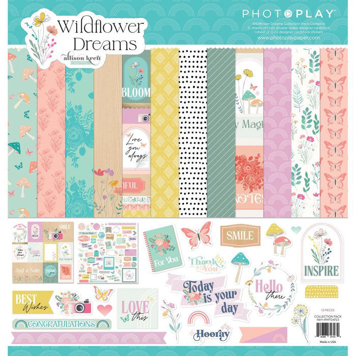 PHOTO PLAY 12X12 COLLECTION PACKT -WILDFLOWER DREAMS - WFD4723