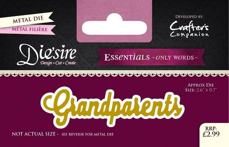 DIESIRE ESSENTIALS ON WORDS DIE GRANDPARENTS - DSEW78