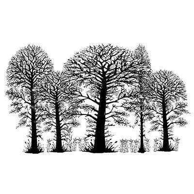 LAVINIA STAMPS TREES - LAV052