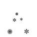 LAVINIA STAMPS SNOWFLAKES - LAV206