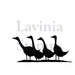 LAVINIA STAMPS GAGGLE OF GEESE - LAV279