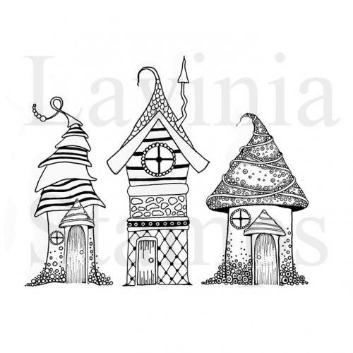 LAVINIA STAMPS ZEN HOUSES - LAV326