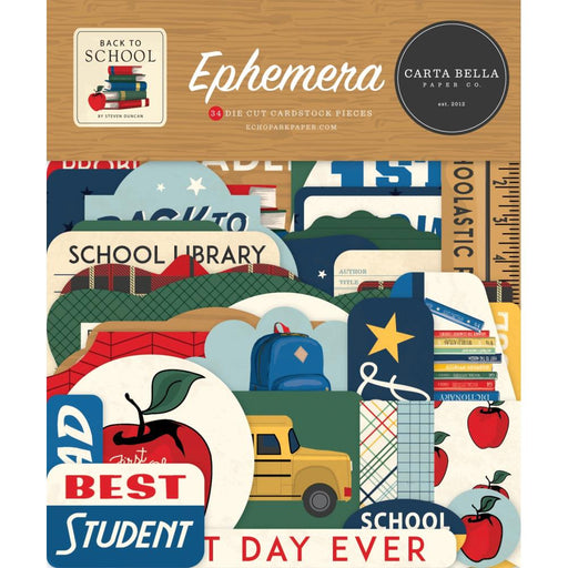 CARTA BELLA  COLLECTION EPHEMERA BACK TO SCHOOL-  CBBTS401024