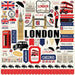 CARTA BELLA 12X 12 ELEMENTS LONDON STICKERS -CBL404014