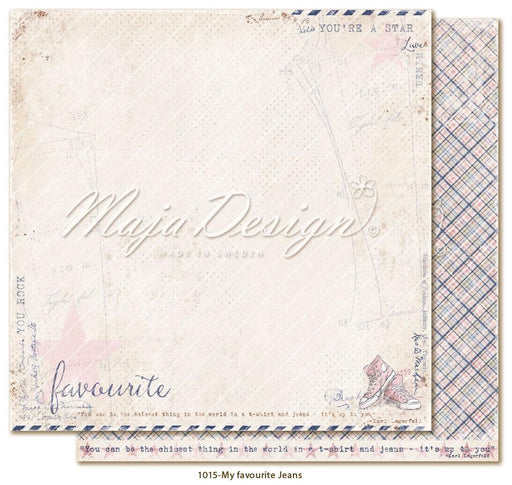 MAJA DESIGN 12 X12 PAPER DENIM AND GIRLS FAVOURITE JEANS - DEN1015