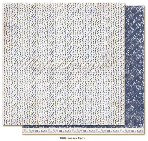 MAJA DESIGN 12 X12 PAPER DENIM AND GIRLS LOVE MY JEANS - DEN1020