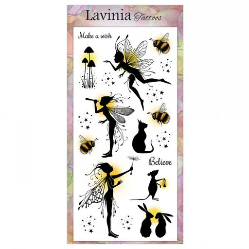 LAVINIA STAMPS TEMPORARY TATTOO FAIRIES AND BEES  LS079 