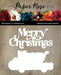 PAPER ROSE DIE  MERRY CHRISTMAS LAYERED - 30204