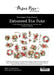 PAPER ROSE PAPER CUTS CHRISTMAS TIME FLORAL EMBOSSED - 31130