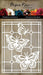 PAPER ROSE DIE  ALORA BUTTERFLY STAINED GLASS COVERPLATE - 31617