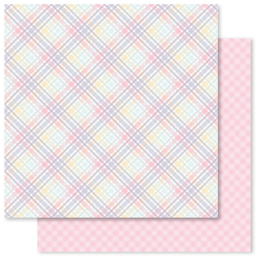 PAPER ROSE PAPER 12 X 12  PAPER EASTER TIME PLAIDS A - 31812