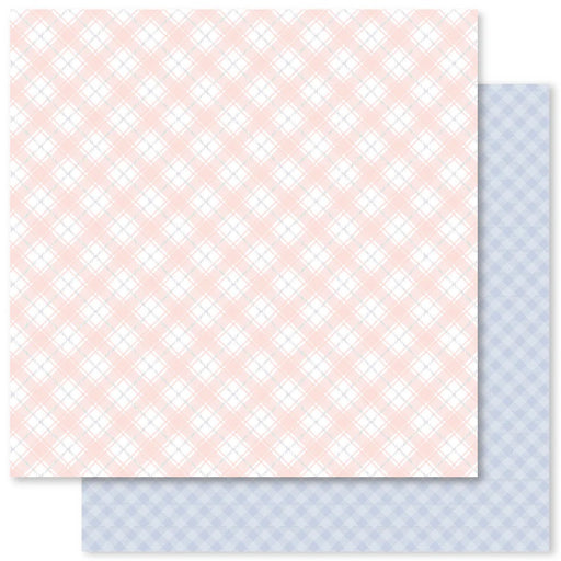 PAPER ROSE PAPER 12 X 12  PAPER EASTER TIME PLAIDS C- 31818