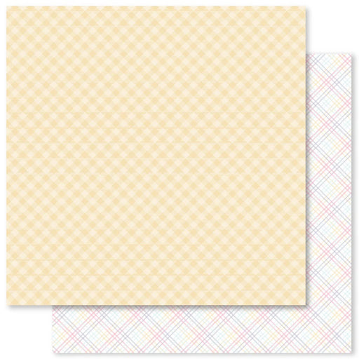 PAPER ROSE PAPER 12 X 12  PAPER EASTER TIME PLAIDS D- 31818