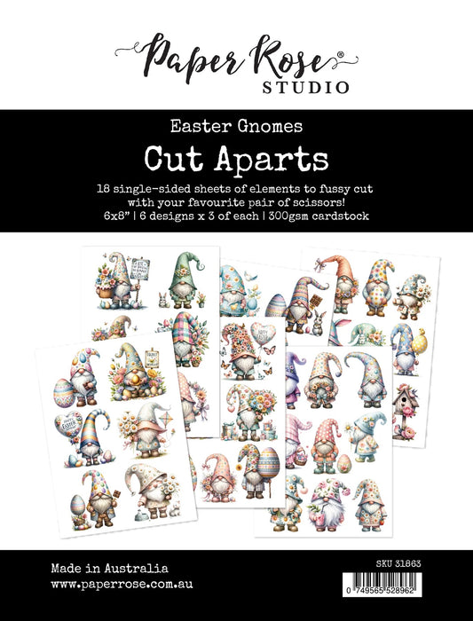 PAPER ROSE PAPEREASTER GNOMES CUT APARTS PAPER PACK - 31863