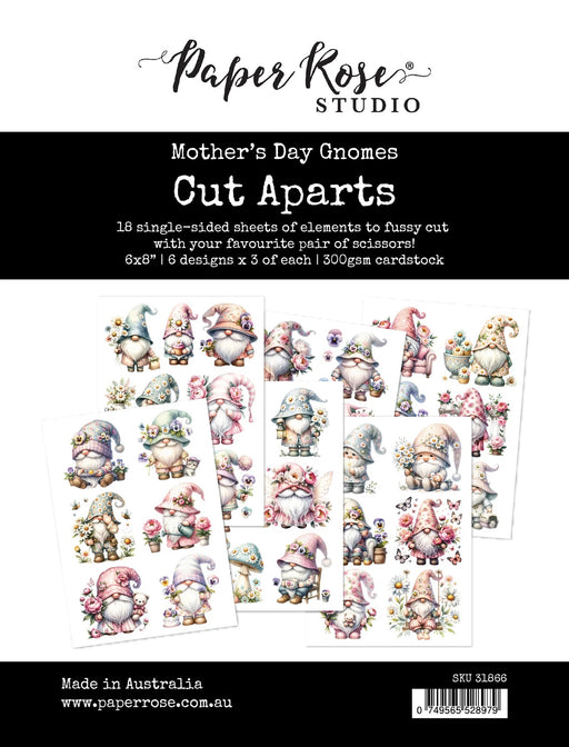 PAPER ROSE CUT APART PAPER PACK MOTHERS DAY GNOMES - 31866