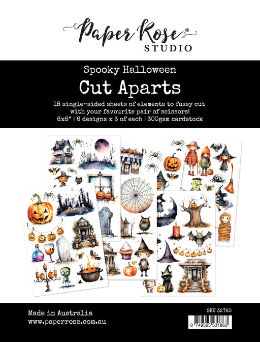 PAPER ROSE CUT APART PAPER PACK SPOOKY HALLOWEEN -  32760