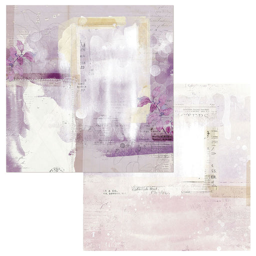 49 AND MARKET 12 X 12 PAPER VINTAGE ARTISTRY LILAC GESTURAL - VAC32662