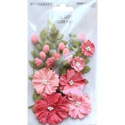 49 MARKET FLOWERS ROYAL SPRAY PASSION PINK - RS-34000