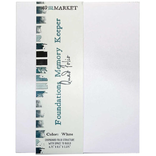 49 AND MARKET WHITE 6 X 8 ALBUM FOUNDATION MEMORY KEEPER - FA-36271