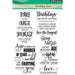 PENNY BLACK CLEAR CLING STAMP BIRTHDAY LOVE - PB30413