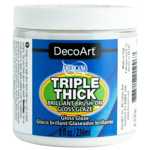 DECO ART TRIPLE THICK GLAZE 8FL OZ -TG01-36