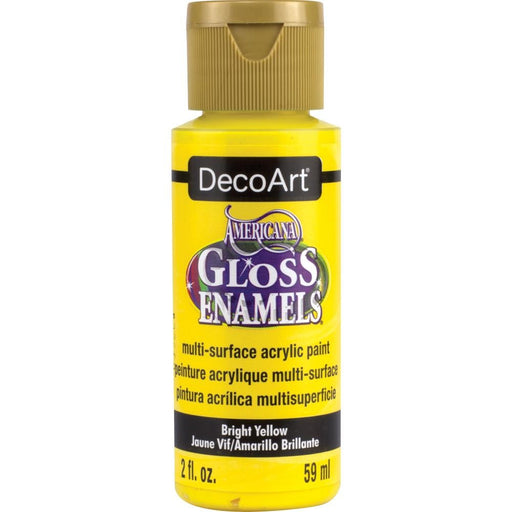 DECOART GLOSS ENAMELS 59ML BRIGHT YELLOW - DAG 227