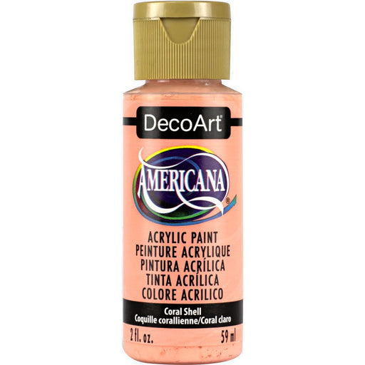 DECOART AMERICANA ACRYLIC PAINT 2OZ - CORAL SHELL -DA316