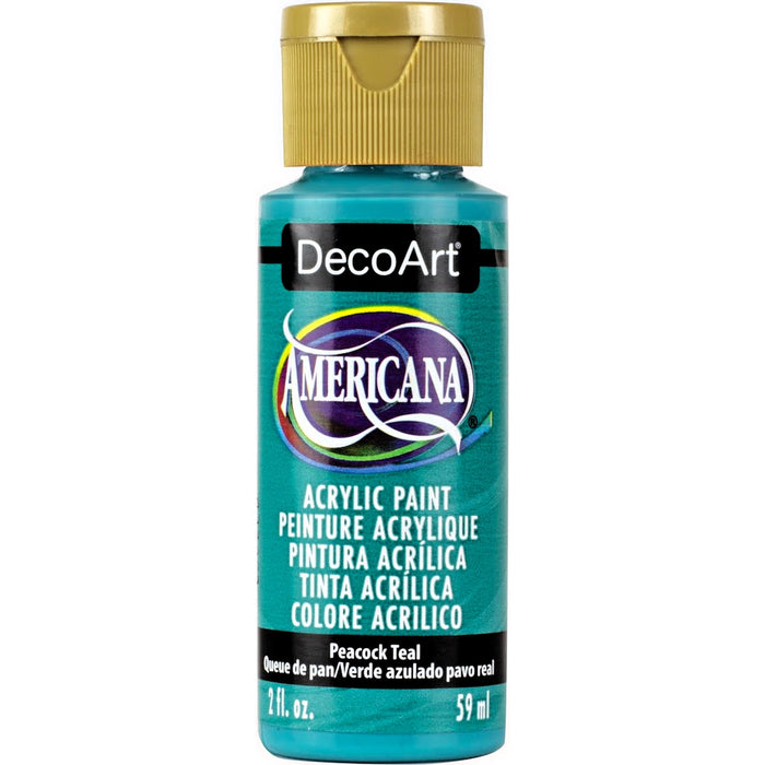 DECOART AMERICANA ACRYLIC PAINT PEACOCK 2 OZ -DA326