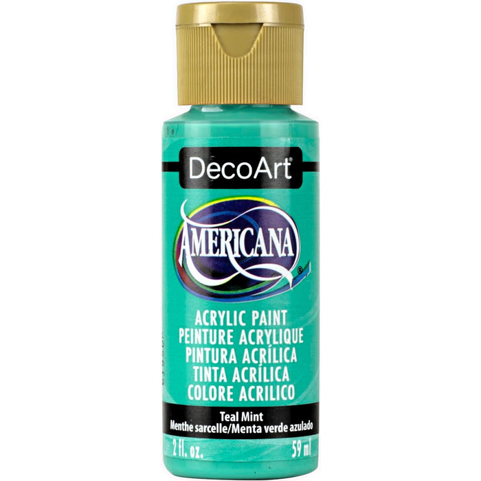 DECOART AMERICANA ACRYLIC PAINT TEAL MINT 2 OZ -DA332