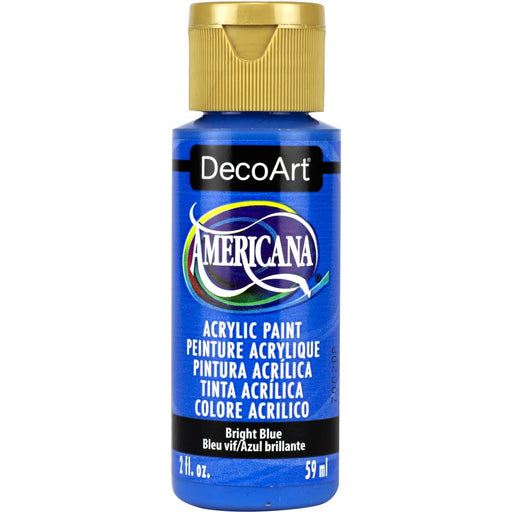 DECOART AMERICANA ACRYLIC PAINT 2OZ -BRIGHT BLUE -DA351