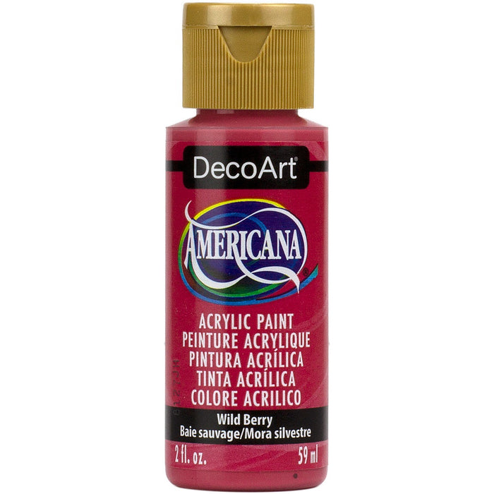 DECOART AMERICANA ACRYLIC PAINT 2OZ - WILD BERRY-DA362