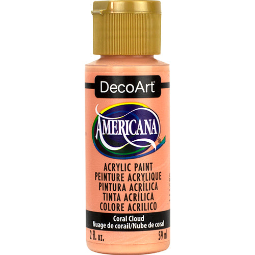 DECOART AMERICANA ACRYLIC PAINT 2OZ -CORAL CLOUD -DA397