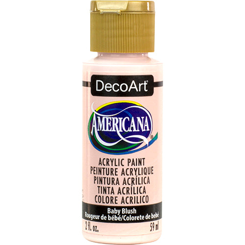 DECOART AMERICANA ACRYLIC PAINT 2OZ -BABY BLUSH-DA398