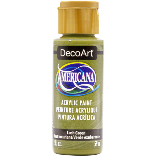 DECOART AMERICANA ACRYLIC PAINT 2OZ -LUSH GREEN-DA408