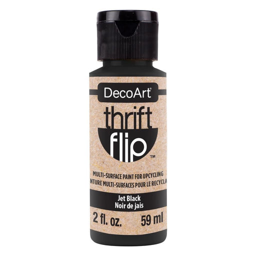 DECOART THRIFT FLIP PAINT 59ML JET BLACK - DTFP001