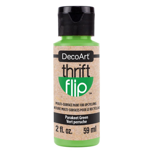 DECOART THRIFT FLIP PAINT 59ML PARAKEET GREEN - DTFP008