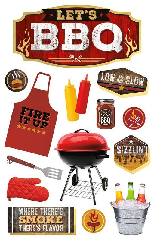 PAPER HOUSE 3D STICKER BBQ11 - STDM0325