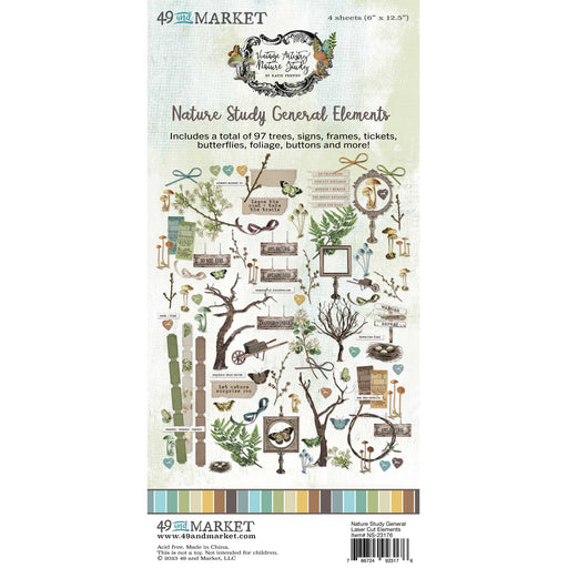 49 & MARKET VINTAGE ARTISTRY NATURE STUDY GENERAL LASER CUT - NS-23176